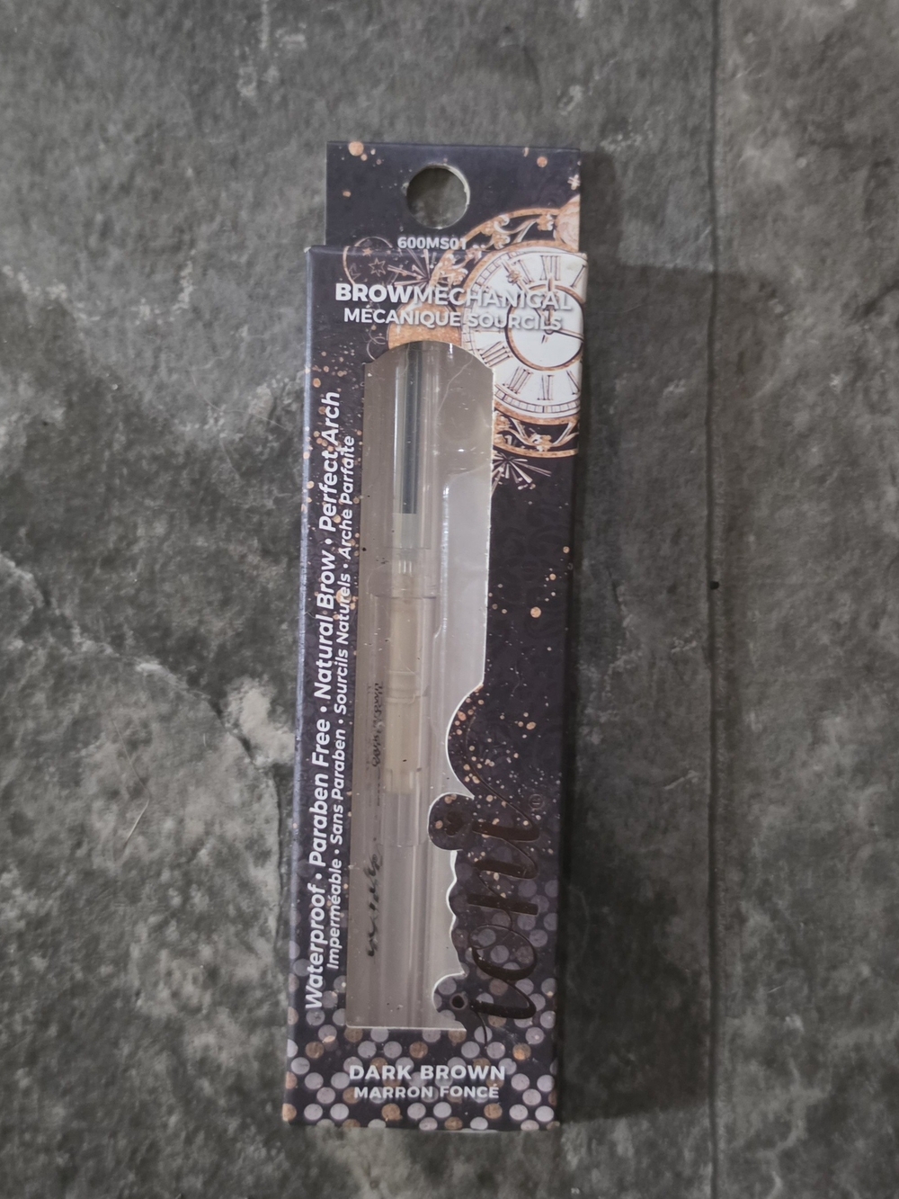 Ioni VIP Soiree Brow Mechanical Pencil In Dark Brown 0.067oz BNIB